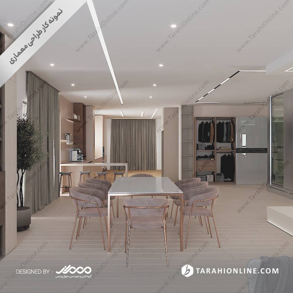 طراحی داخلی تریپلکس - تصویر 4